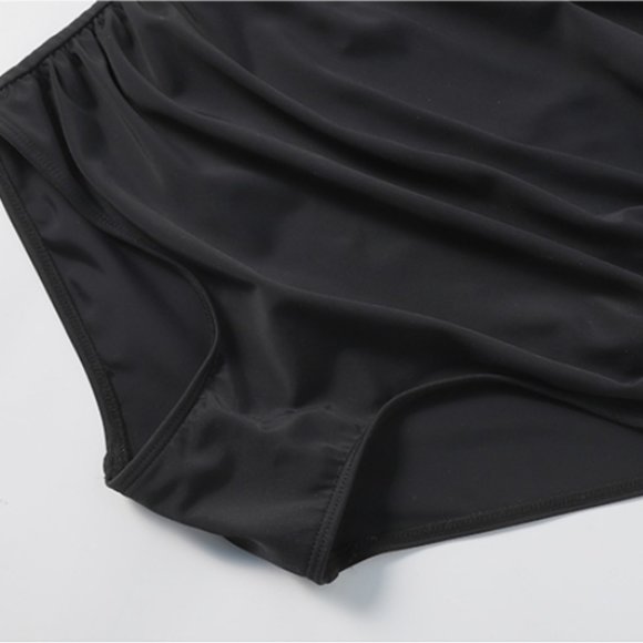 Asymmetric belly covering swimsuit - Picture 4 of 7